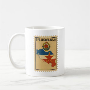 SFR Jugoslawien Vintage Sozialistische Landkarte S Kaffeetasse