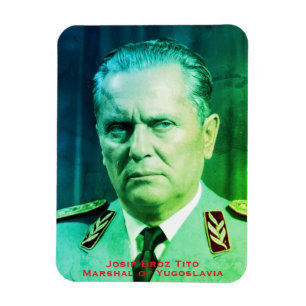 SFRJ Marschall Tito Portrait Jugoslawien Nostalgie Magnet