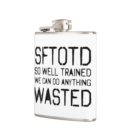 SFTOTD vergeudete Flasche Flachmann (Links)