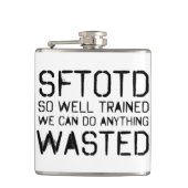 SFTOTD vergeudete Flasche Flachmann (Vorderseite)