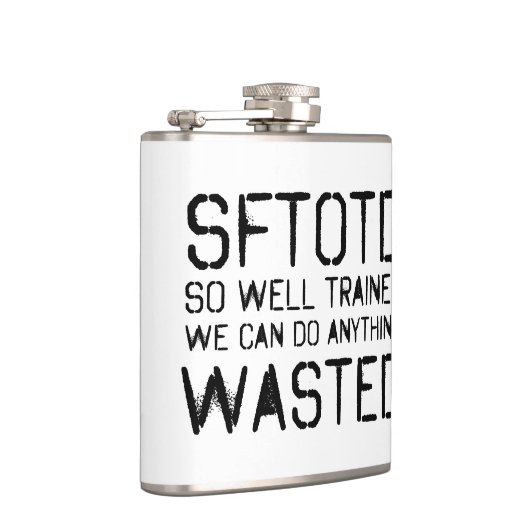 SFTOTD vergeudete Flasche Flachmann (Rechts)