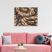 SFW 4 überzogene Canvas Leinwanddruck (Insitu (Wohnzimmer))