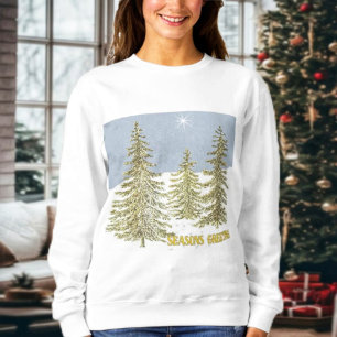 SG-Bäume & Stern Sweatshirt