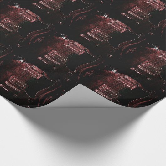 Sg-Gitarre (Schmutz) Geschenkpapier (Ecke)