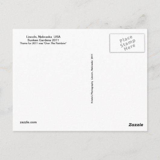 SG Landscape Postcard #170N 0170 Postkarte (Rückseite)