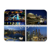 SG Singapur - Magnet (Horizontal)