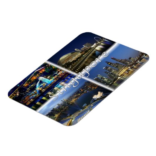 SG Singapur - Magnet (Linke Seite)