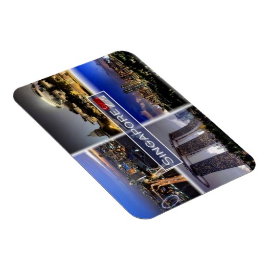 SG Singapur - Magnet (Rechte Seite)