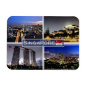 SG Singapur - Magnet (Horizontal)
