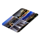 SG Singapur - Magnet (Linke Seite)