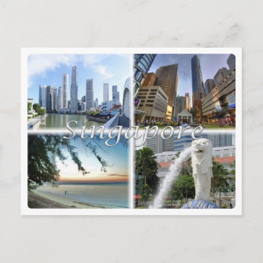 SG Singapur Postkarte (Vorderseite)