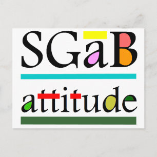 Sgab Haltung Postkarte