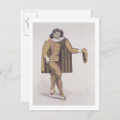 Sganarelle in 'L'Ecole des Maris' von Moliere, pre Postkarte (Vorne/Hinten)