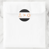 SGC-Ministerium Runder Aufkleber (Tasche)