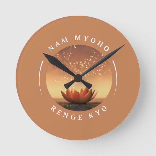 SGI Buddhist Clock Runde Wanduhr (Vorderseite)