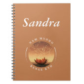 SGI Buddhist Lotus und NMRK Notizblock (Vorderseite)