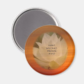 SGI Buddhist Magnet - Runde (Vorderseite/Rückseite)