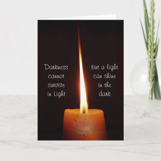 SGI Buddhistische Karte mit Lotus Candle und NMRK (Vorderseite)