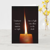 SGI Buddhistische Karte mit Lotus Candle und NMRK (Gelbe Blume)