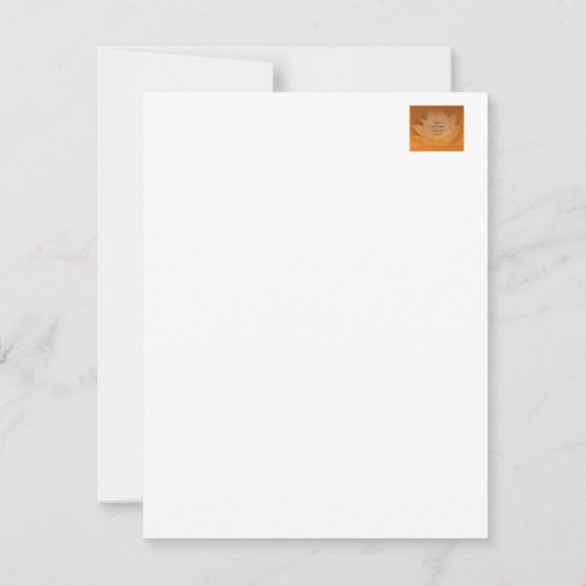 SGI Buddhistische Personalisierte Einladung (Rückseite)