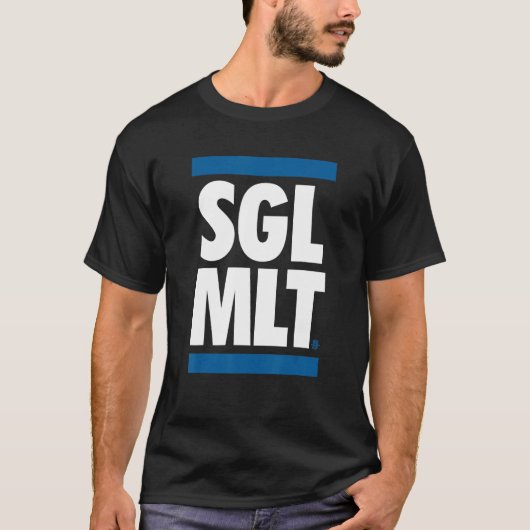 SGL MLT T - Shirt für Single Malt Whisky Freunde (Vorderseite)
