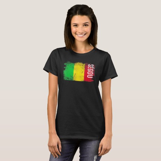 Sgou Mali Flagge für Männer Männer Frauen Kinder T-Shirt (Vorne ganz)