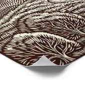 Sgraffito Kunst, Dichtung und Musik Poster (Ecke)