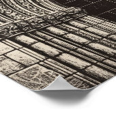 Sgraffito Kunst, Dichtung und Musik Poster (Ecke)