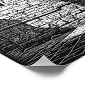 Sgraffito Kunst, Dichtung und Musik Poster (Ecke)