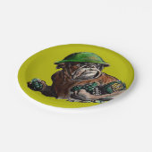 Sgt. Rover Pappteller (Schrägansicht)