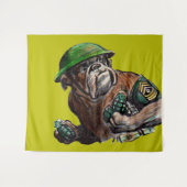 Sgt. Rover Wandteppich (Vorderseite (Horizontal))