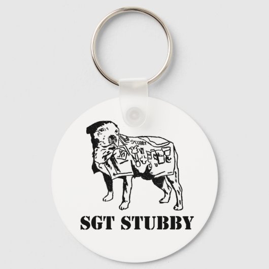 SGT STUBBY KEY CHAIN SCHLÜSSELANHÄNGER (Vorderseite)