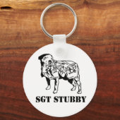 SGT STUBBY KEY CHAIN SCHLÜSSELANHÄNGER (Vorderseite)