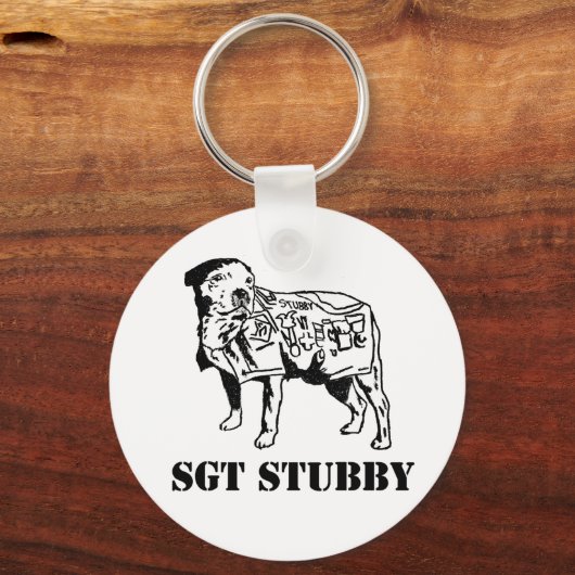 SGT STUBBY KEY CHAIN SCHLÜSSELANHÄNGER (Vorderseite)