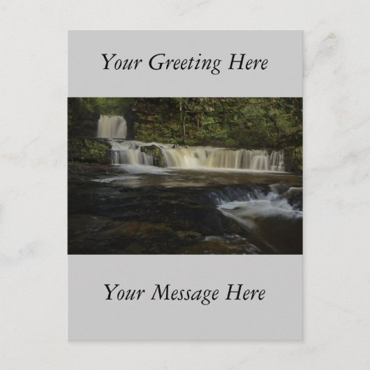 Sgwd Ddwli Wasserfall Postkarte (Vorderseite)