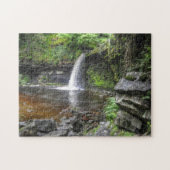 Sgwd Gwladys at Pontneddfechan Wasserfall, Wales Puzzle (Horizontal)