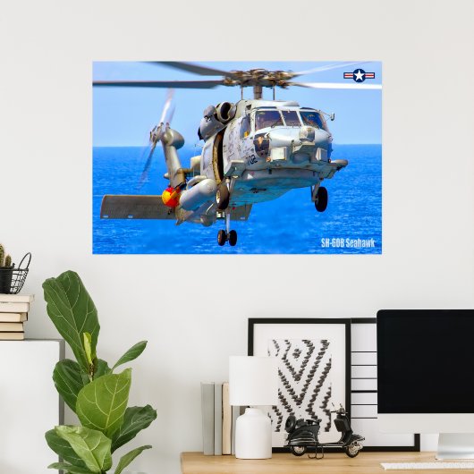 SH-60B SEAHAWK POSTER (Heimbüro)