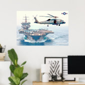 SH-60F OCEAN HAWK POSTER (Heimbüro)