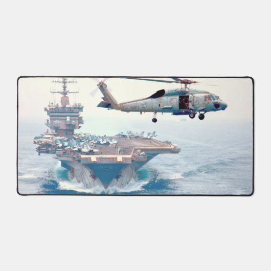 SH-60F OCEAN HAWK und US AIRCRAFT CARRIER Schreibtischunterlage (Vorderseite)
