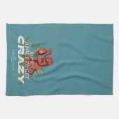 Sh*es wird verrückt - der weiße Lotus Geschirrtuch (Horizontal)