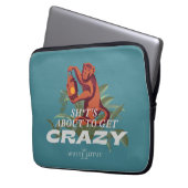 Sh*es wird verrückt - der weiße Lotus Laptopschutzhülle (Vorderseite Links)