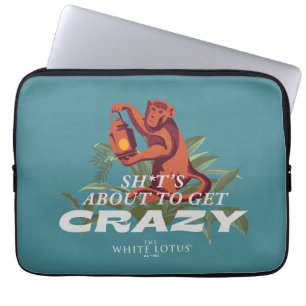 Sh*es wird verrückt - der weiße Lotus Laptopschutzhülle