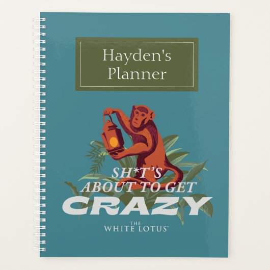 Sh*es wird verrückt - der weiße Lotus Planer (Vorderseite)