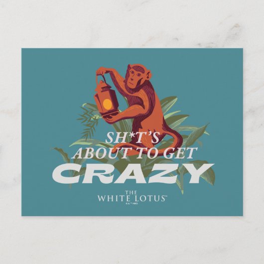Sh*es wird verrückt - der weiße Lotus Postkarte (Vorderseite)