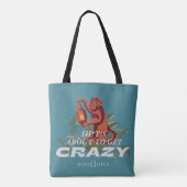 Sh*es wird verrückt - der weiße Lotus Tasche (Rückseite)