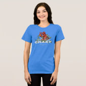 Sh*es wird verrückt - der weiße Lotus Tri-Blend Shirt (Vorderseite voll)