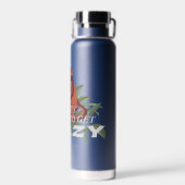 Sh*es wird verrückt - der weiße Lotus Trinkflasche (Rückseite)