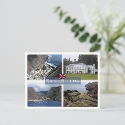 SH St Helena - Postkarte (Stehend Vorderseite)