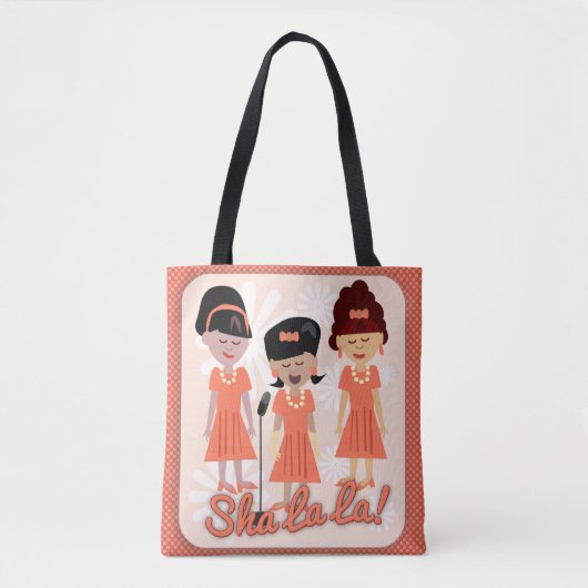 Sha La Girl Group Cartoon Tasche (Vorderseite)