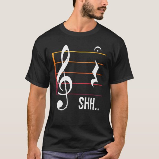Sha Quarter Erholung Fermata Musician T-Shirt (Vorderseite)